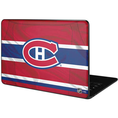 NHL Montreal Canadiens Home Jersey Google Pixelbook Go Skin